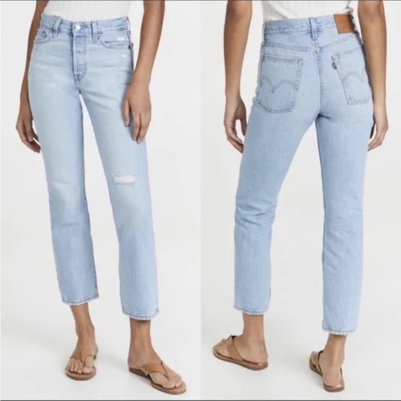 Levi’s High Rise Wedgie Straight 27 X 28 In Luxor Again, Like New! - Picture 1 of 6